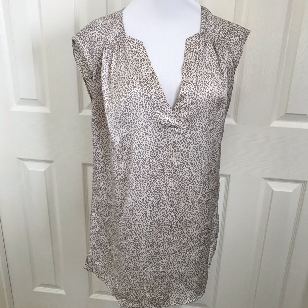 A new day animal print blouse small